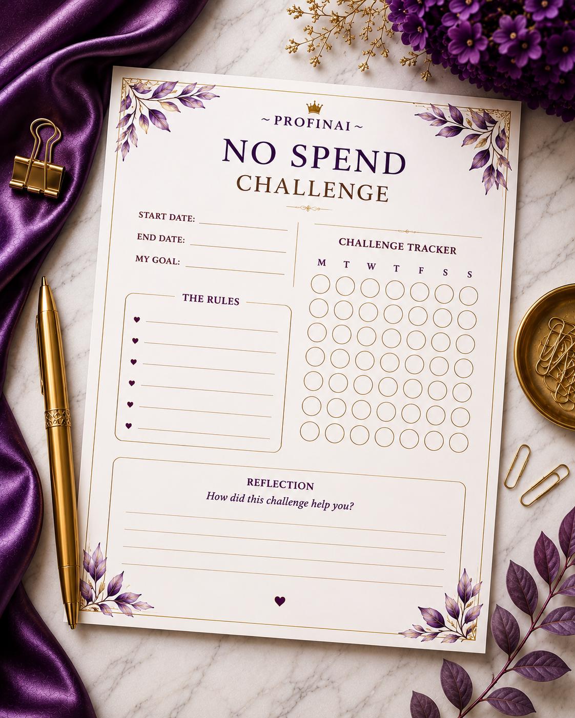 Savings Challenge Printable Bundle – 7 Challenges incl. 100 Envelope & 52 Week, Instant Download PDF