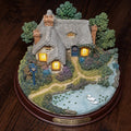 Thomas Kinkade Everett's Cottage Light-Up Figurine – Bradford Exchange Collectible, 1998