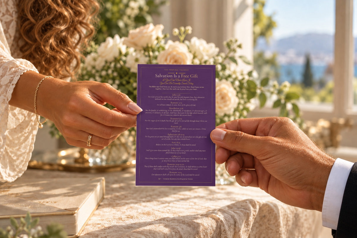 Salvation Is a Free Gift — Gospel Card (FREE, KJV)