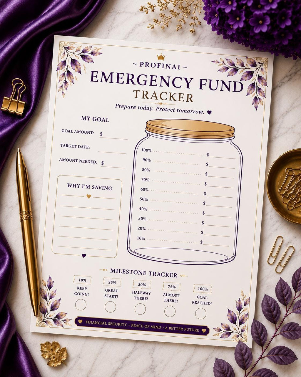 Savings Challenge Printable Bundle – 7 Challenges incl. 100 Envelope & 52 Week, Instant Download PDF